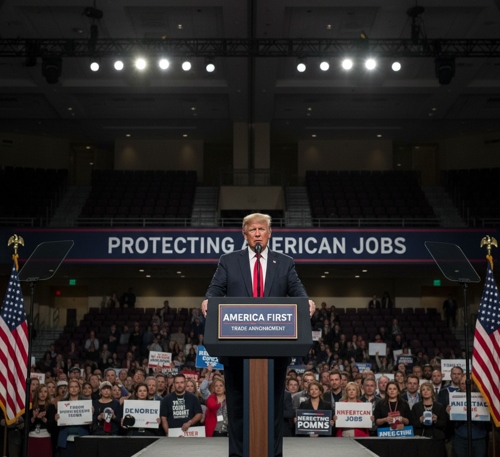 trump making announcement